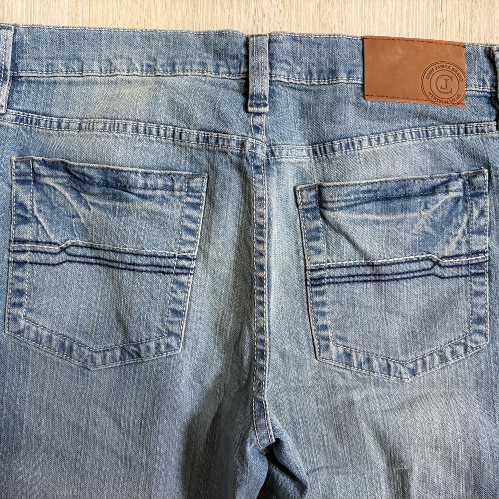 Cody James cowboy cut Light Blue Denim Jeans